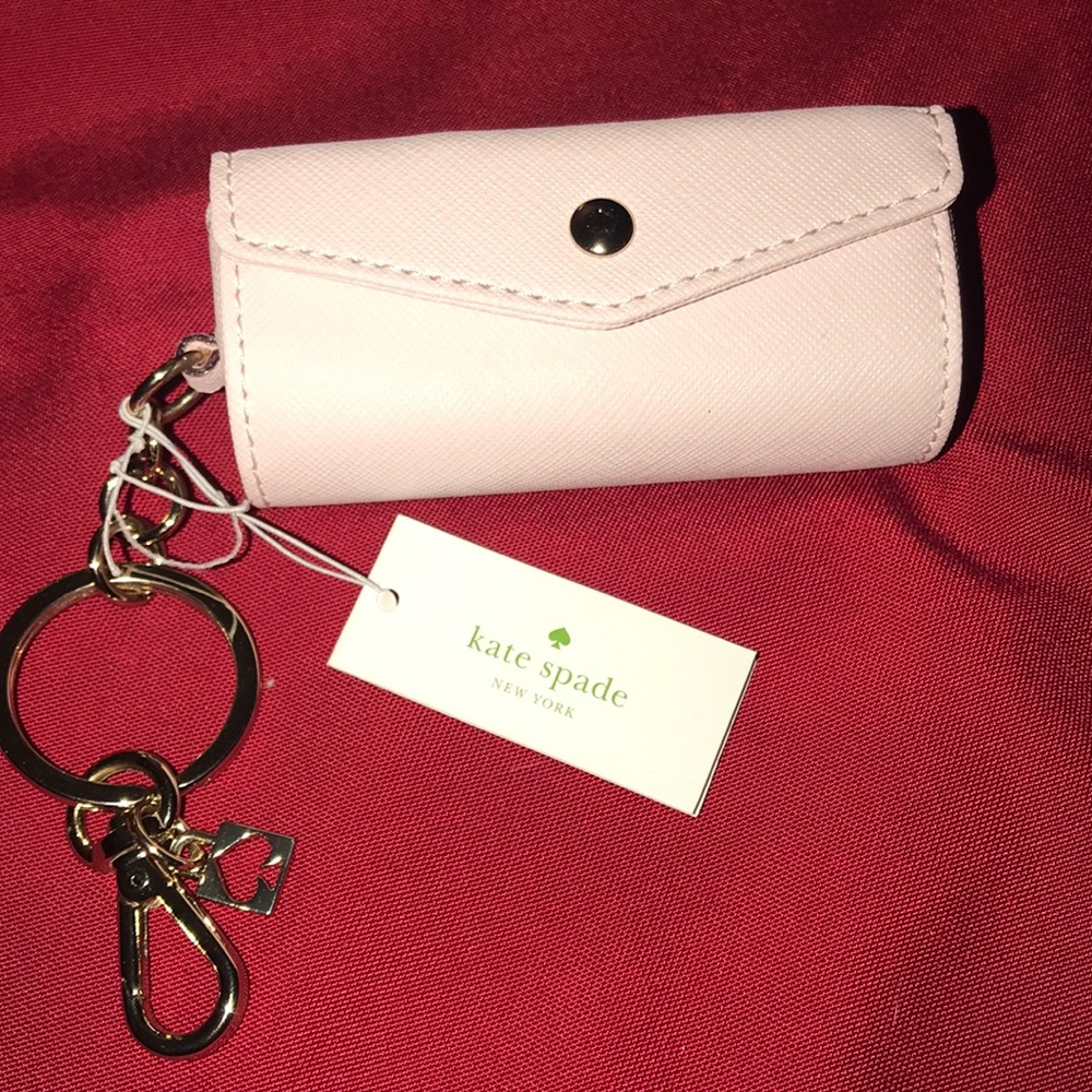 New Kate Spade New York lipstick keychain holder